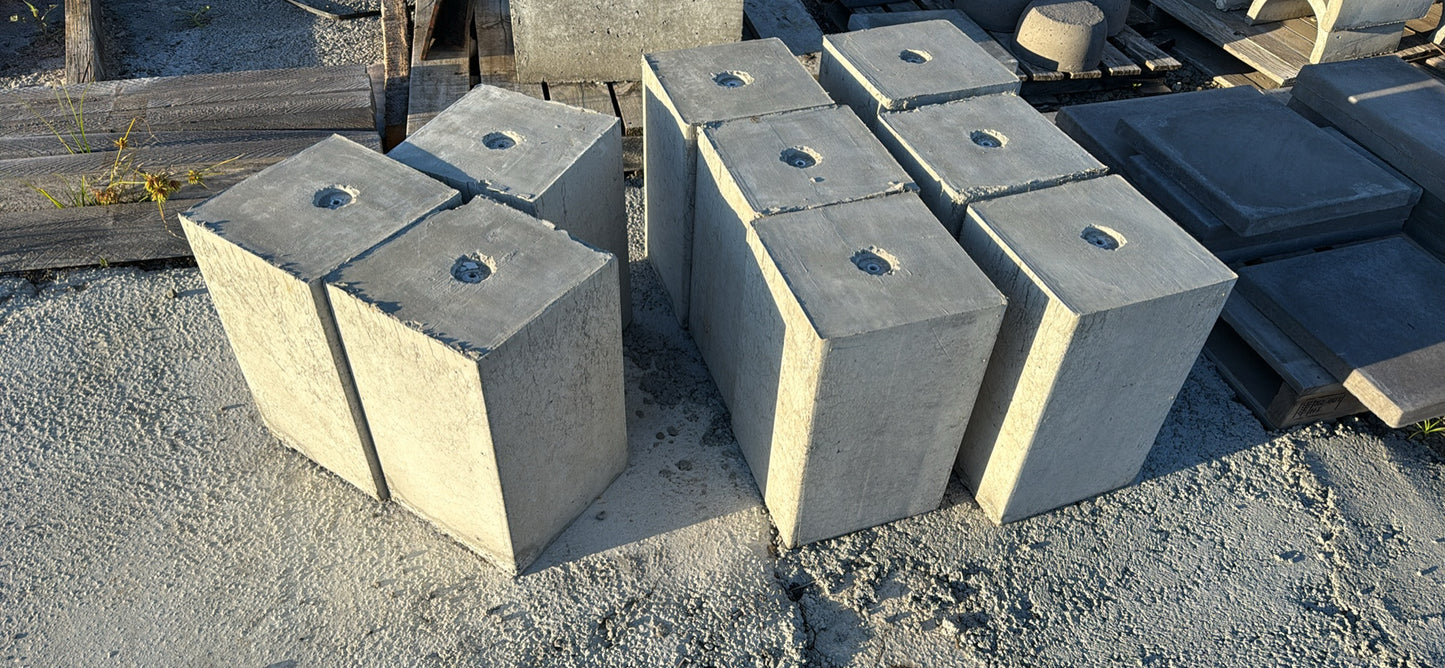 300mm x 300mm x 500mm Concrete Footing Blocks