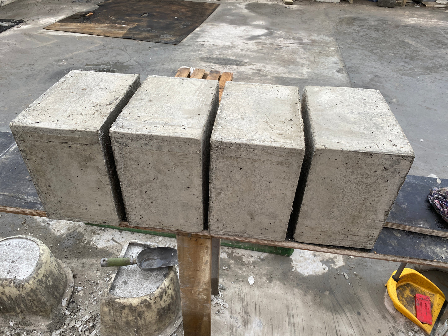 Shipping Container Footing Blocks