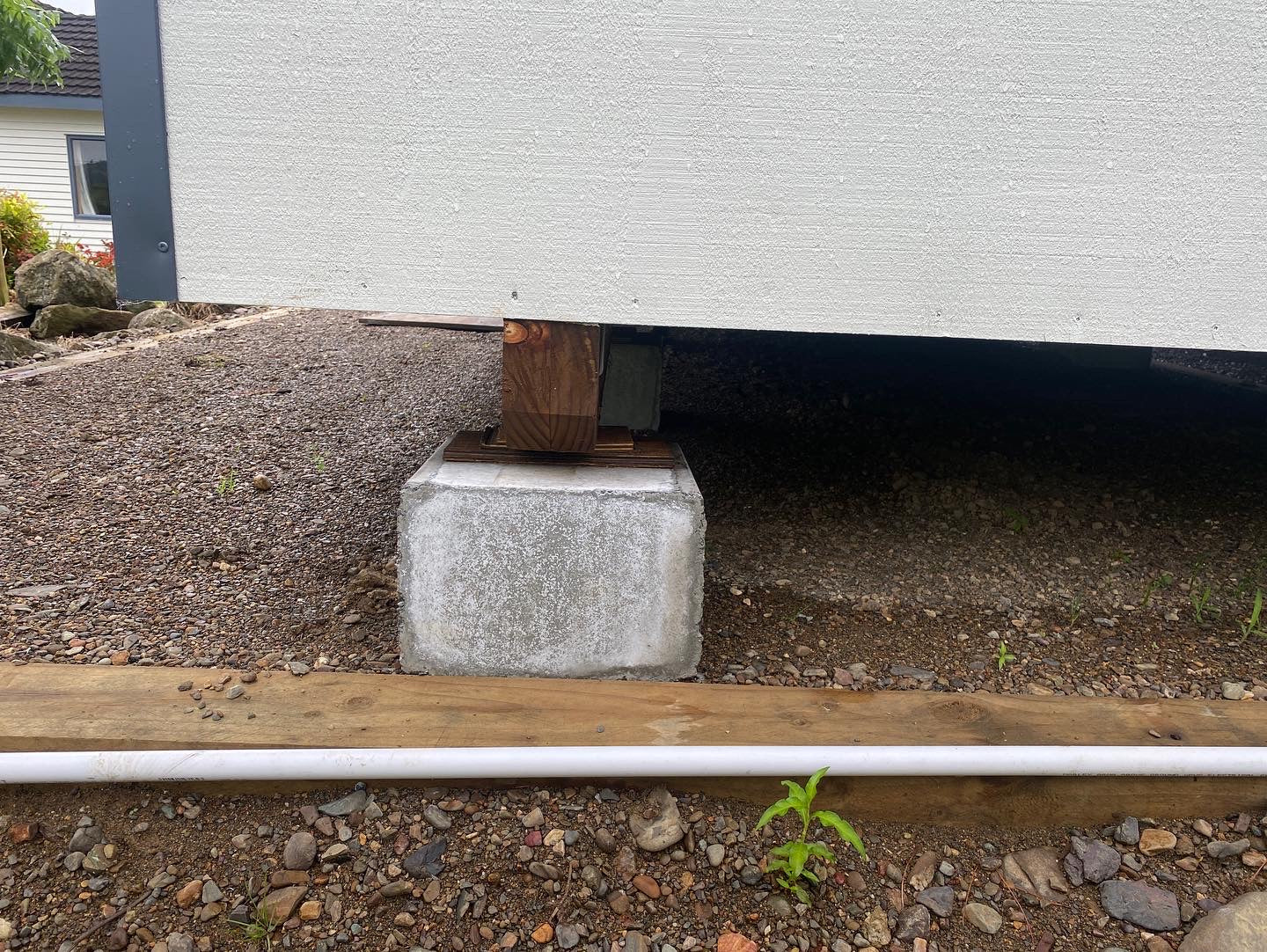 Shipping Container Footing Blocks